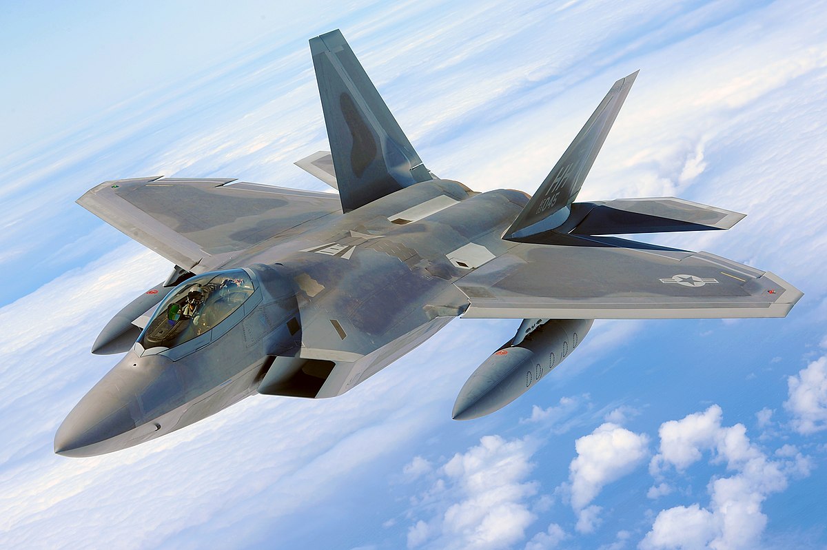 The United States has deployed F-22 fighter jets to the Middle East due to the actions of Russian aircraft